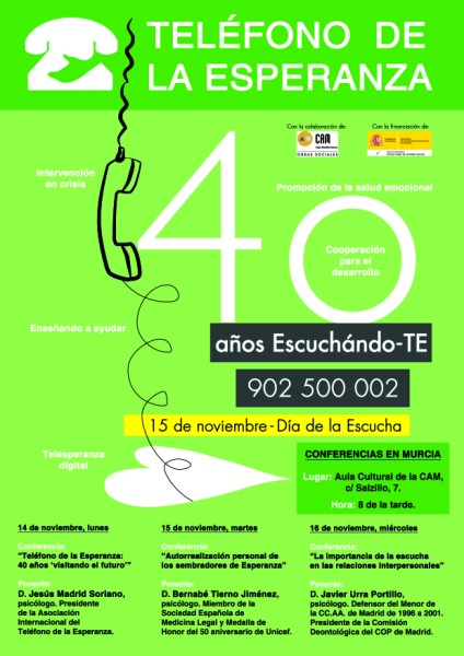 Cartel actividades Murcia